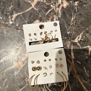 Gold and  Earring Set